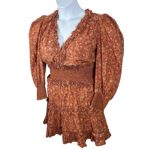 House Of Harlow 1960 x Nicole Richie Wallis Floral Mini Dress - Size Small - Picture 5 of 11